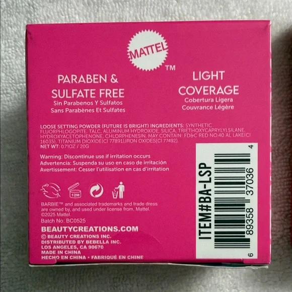 Barbie Beauty Creations Loose Powder & Lip Oil Set - NIB - Picture 3 of 4